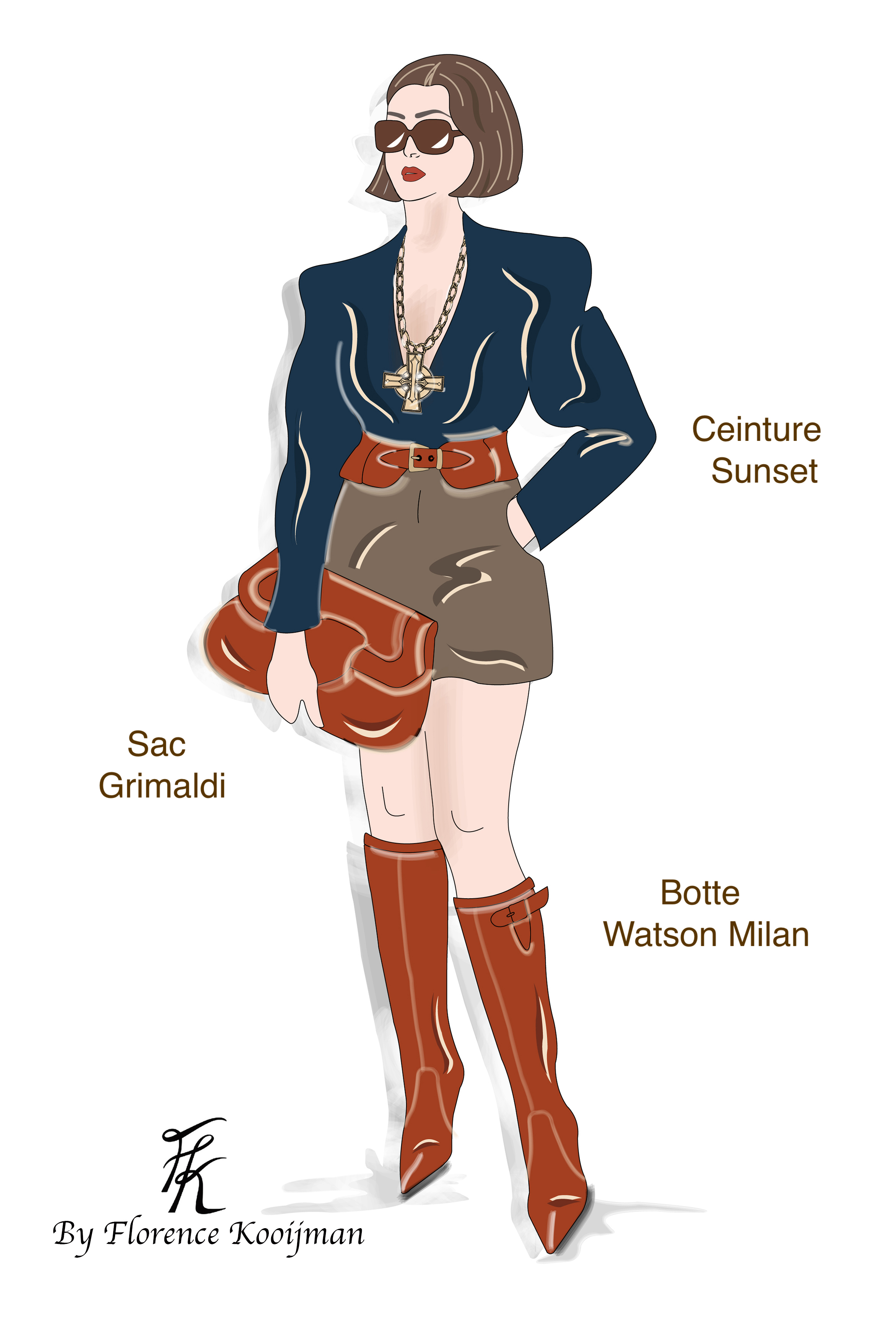 French elegance and refinement for these terracotta orange knee-high boots with buckles, 
                available in many subtle leather and colour combinations. Record your foot and leg measurements.
We will adjust this beautiful boot with inner zip to your leg measurements in height and width.
The outer buckle allows for width adjustment.
You can customise the boot with your own materials, colours and heels on the "My Favourites" page.
 
                Made to measure. Especially suited to thin or thick calves.
                Matching clutches for parties, ceremonies and weddings.   
                You can customize these knee-high boots to perfectly match your tastes or needs, and have a unique model.  
                Choice of leathers, colours, knots and heels. 
                Wide range of materials and shades carefully chosen.  
                Rich collection of flat, low, mid and high heels.  
                Small and large shoe sizes - Florence KOOIJMAN